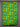 Puli Puli - Bright Greens on Black Cotton Drill
